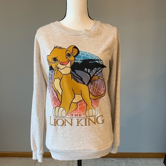 Disney Simba Shirt with Lace Back Size Medium - Picture 1 of 10